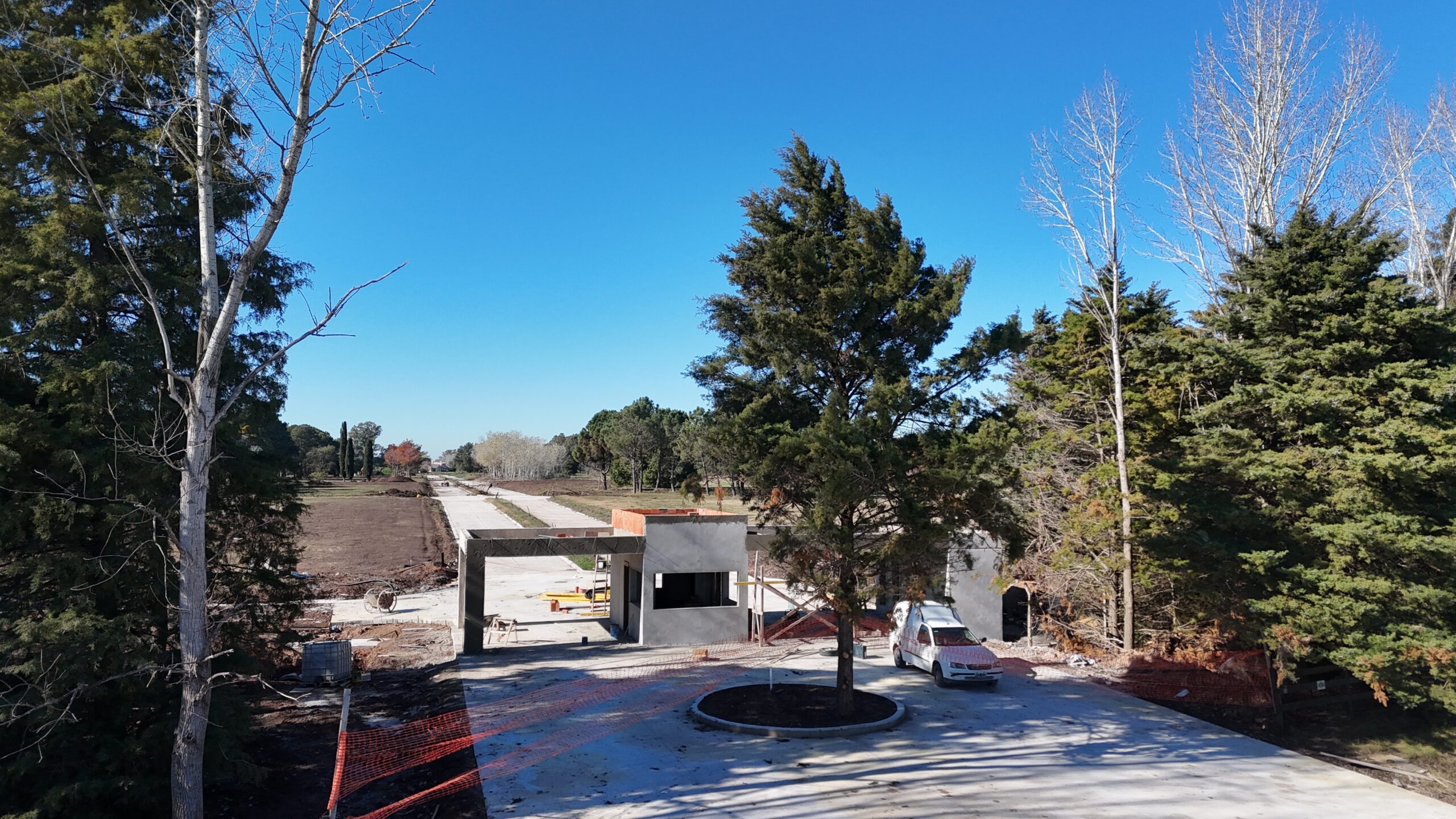 Render de La Amelia, desarrollo inmobiliario residencial con lotes en entorno natural, forestación, espacios verdes y propuesta de vida tranquila en contacto con la naturaleza.